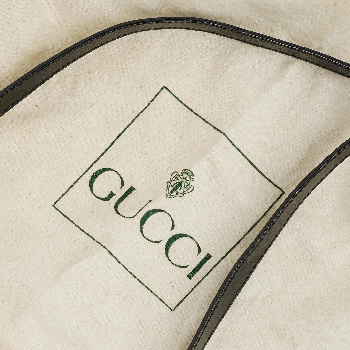 Gucci Vintage Kelly Lady Lock Convertible Black Leather Shoulder Bag
