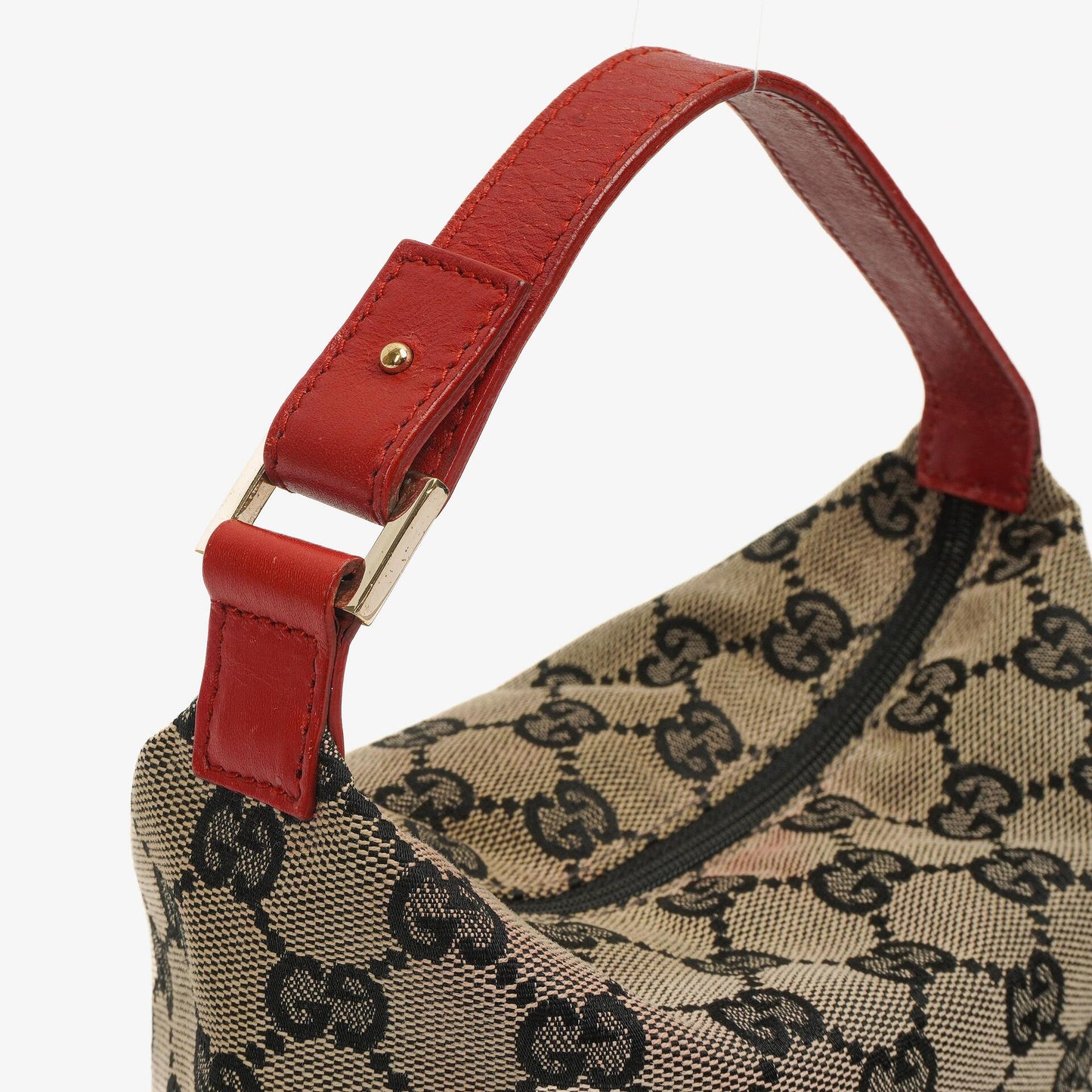 Gucci Vintage Mini Pochette GG Monogram Hobo Bag