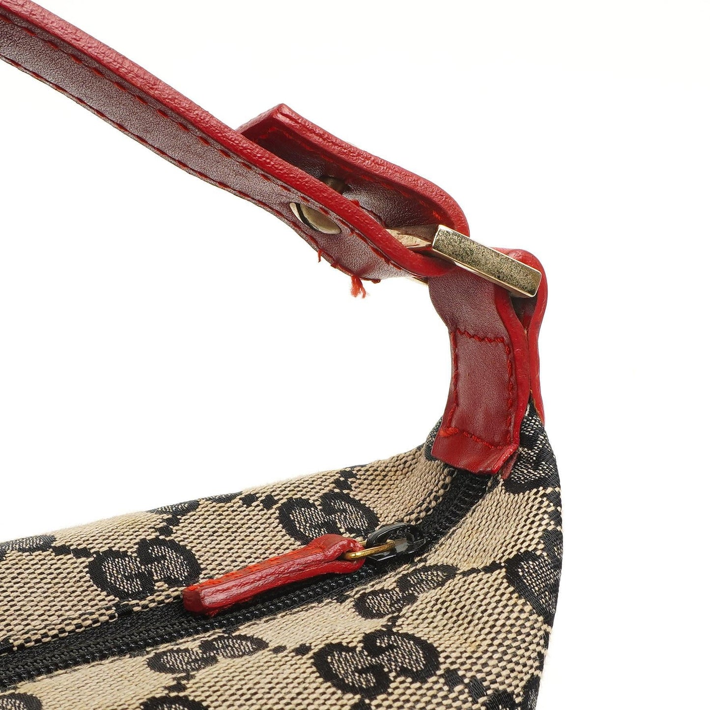 Gucci Vintage Mini Pochette GG Monogram Hobo Bag