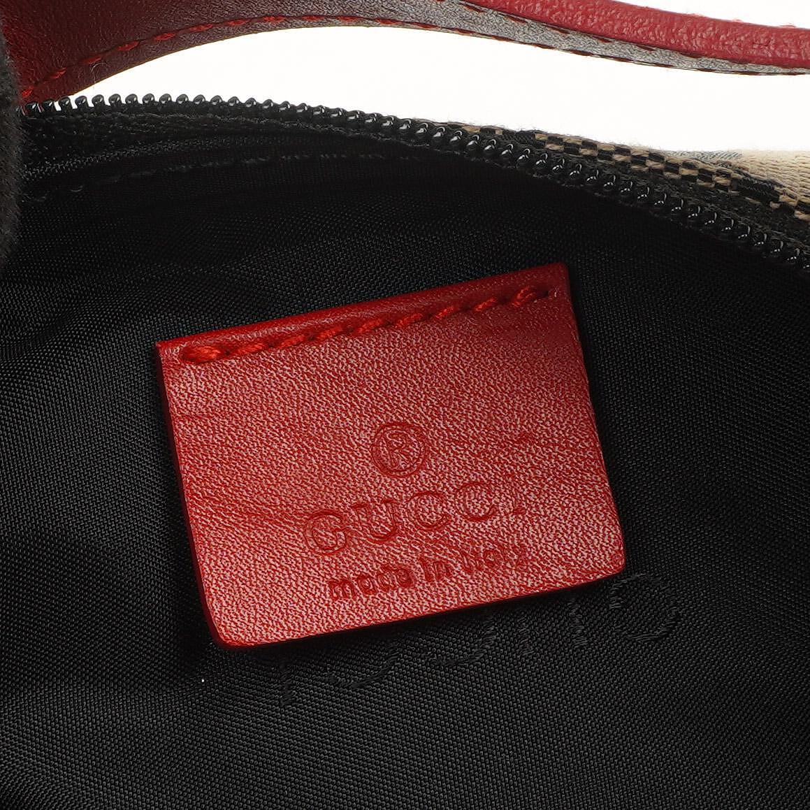 Gucci Vintage Mini Pochette GG Monogram Hobo Bag