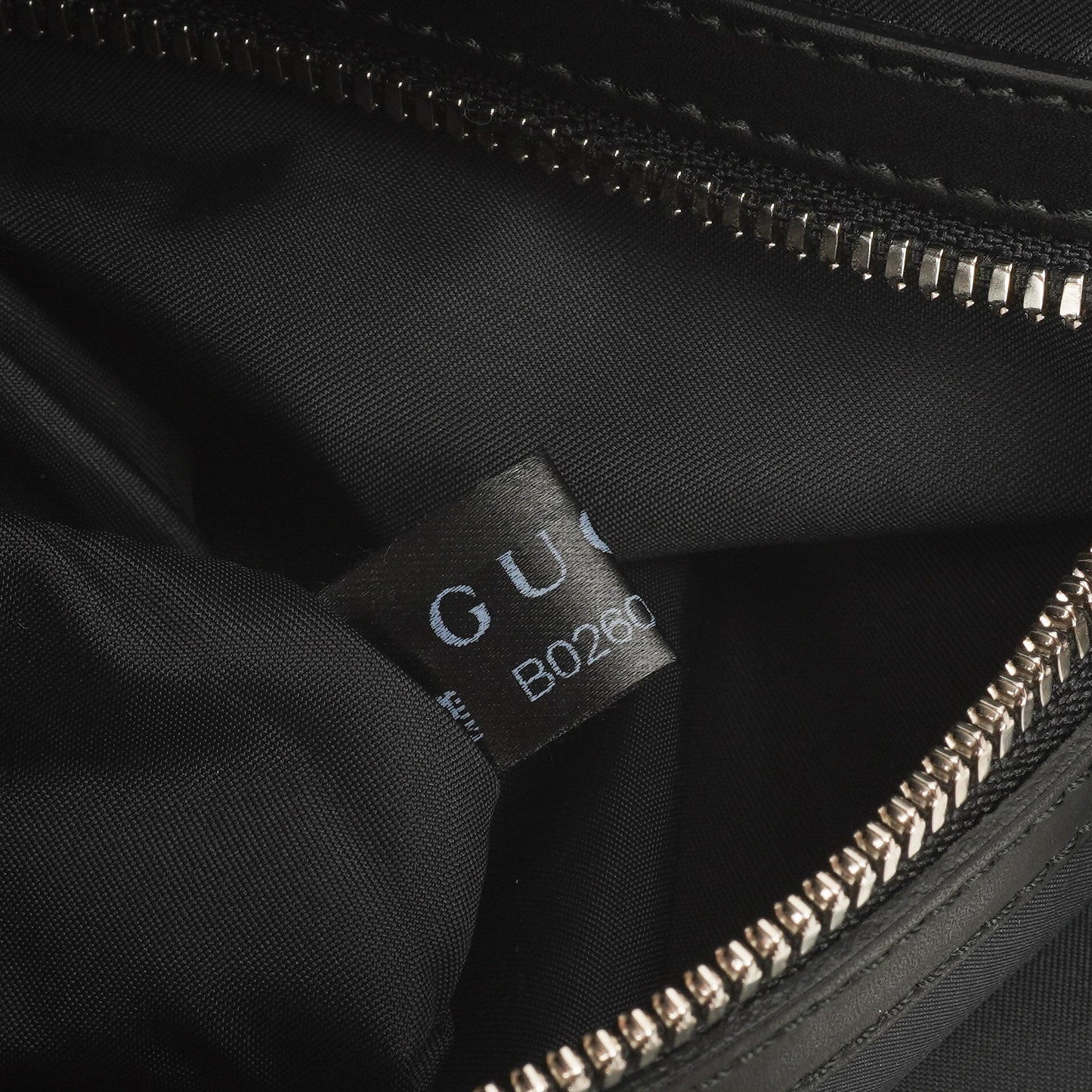Gucci Web GG Supreme Monogram And Leather Drawstring Black Backpack