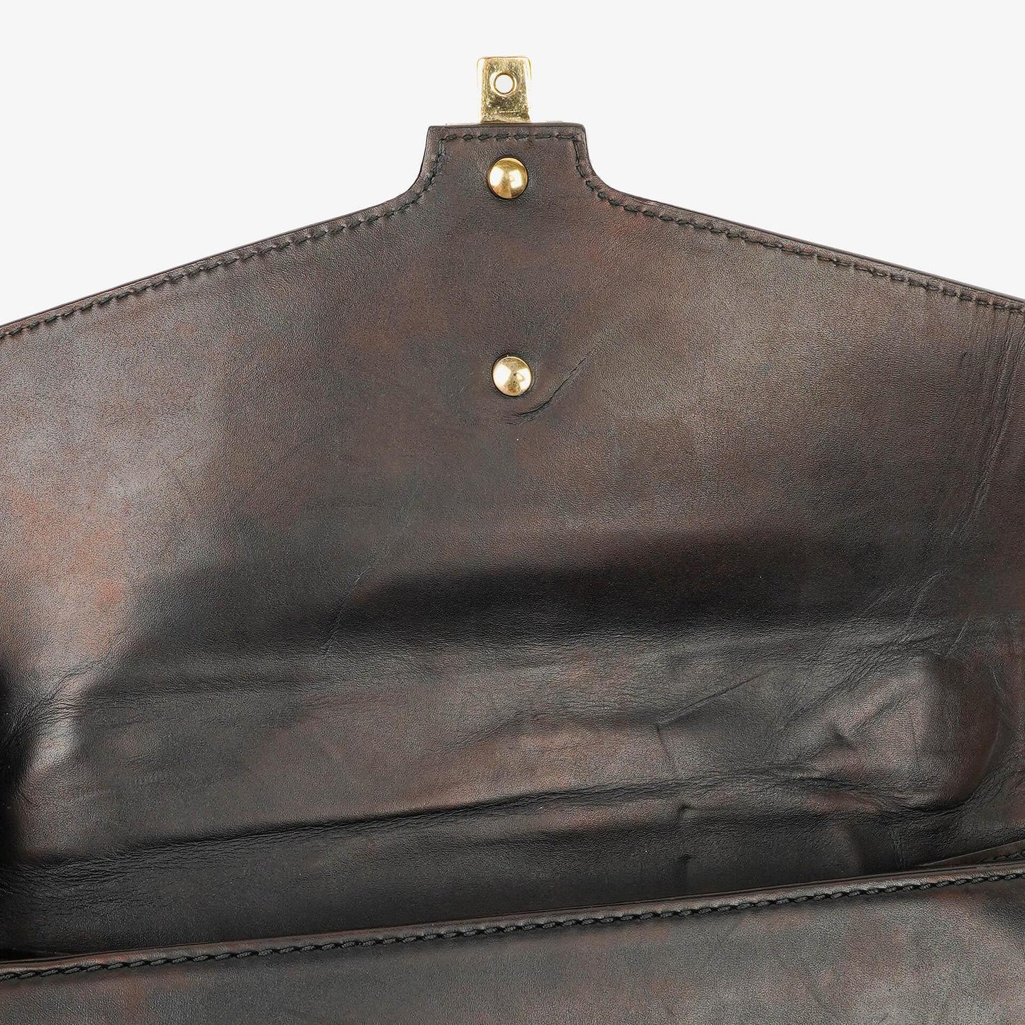 Gucci Web Sylvie Black Leather Shoulder Bag
