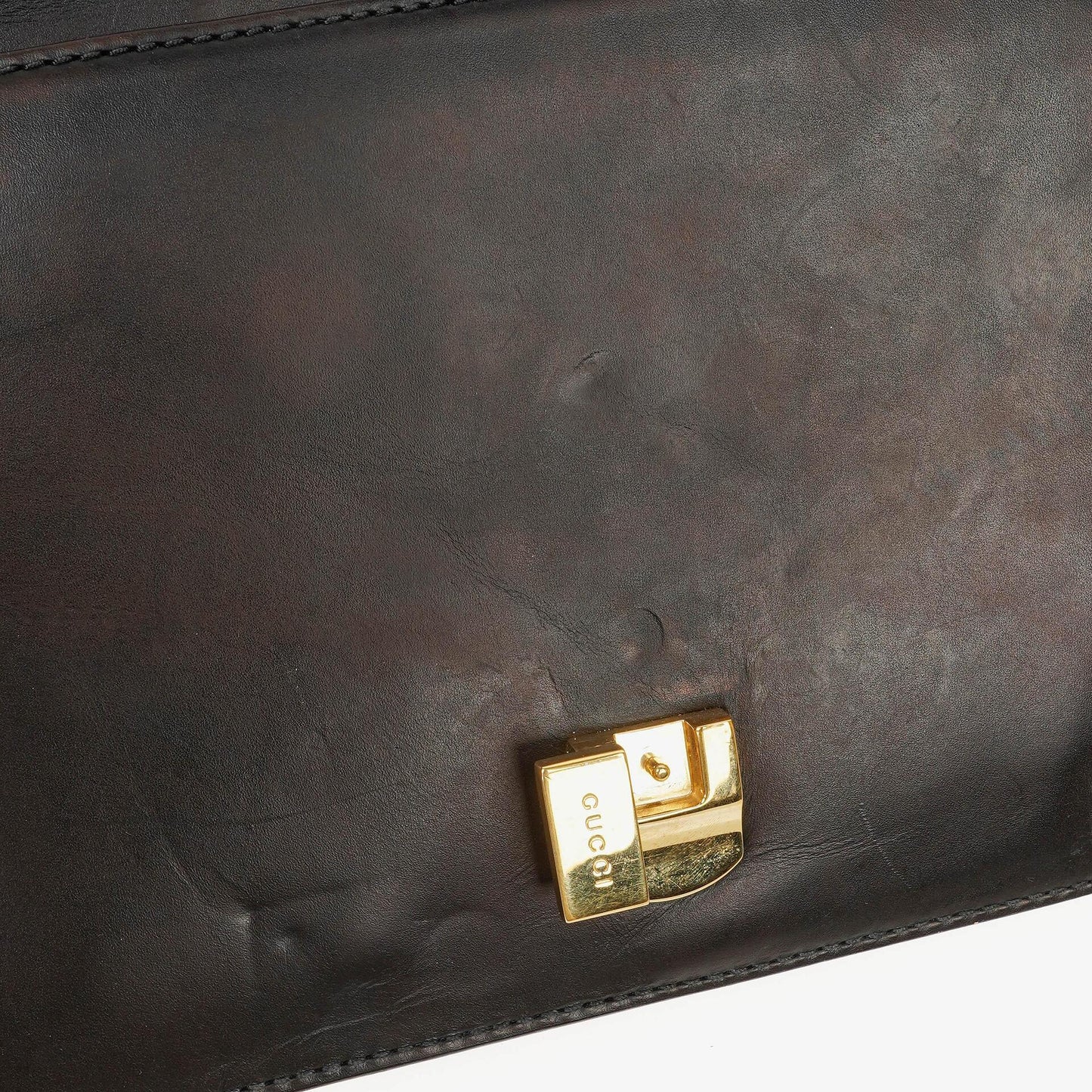 Gucci Web Sylvie Black Leather Shoulder Bag