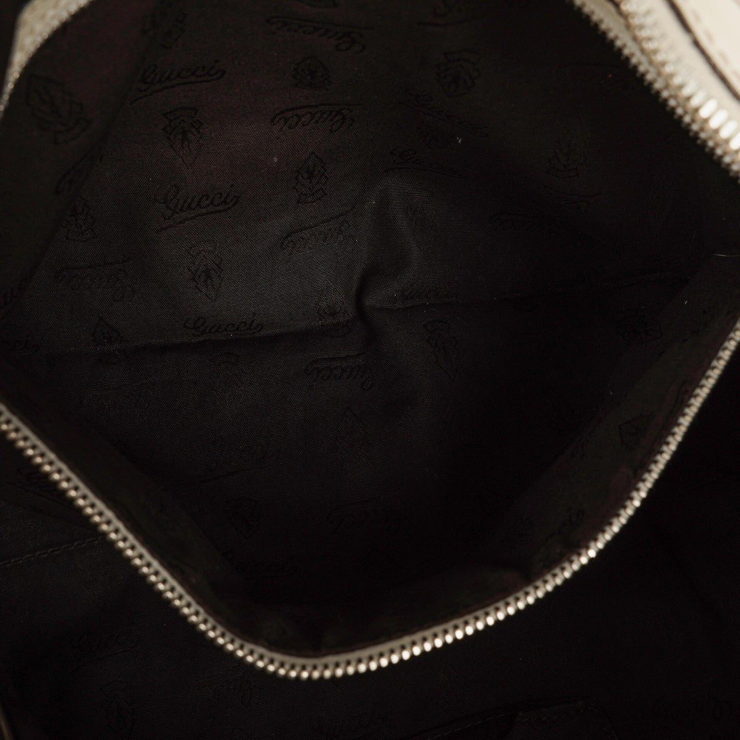 Gucci White Guccissima Leather Icon Bit Hobo Bag
