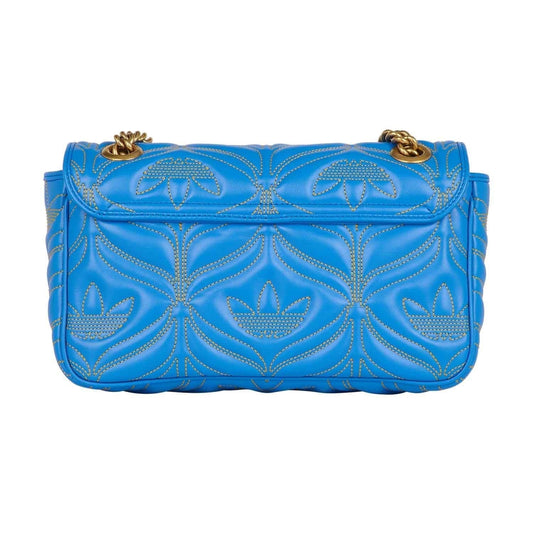 Gucci X Adidas GG Marmont Small Bag in Blue