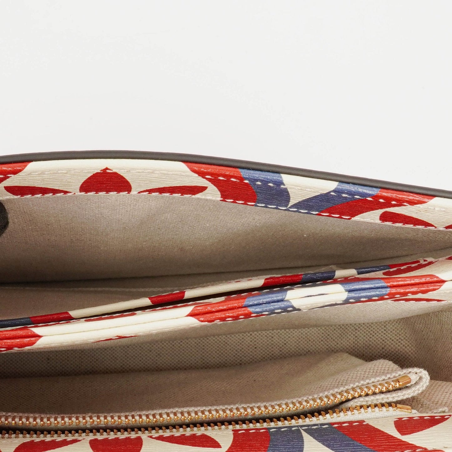 Gucci X ADIDAS Shangai Small Horsebit 1955 Calfskin Web Trefoil Interlocking G Red White Blue Shoulder Bag
