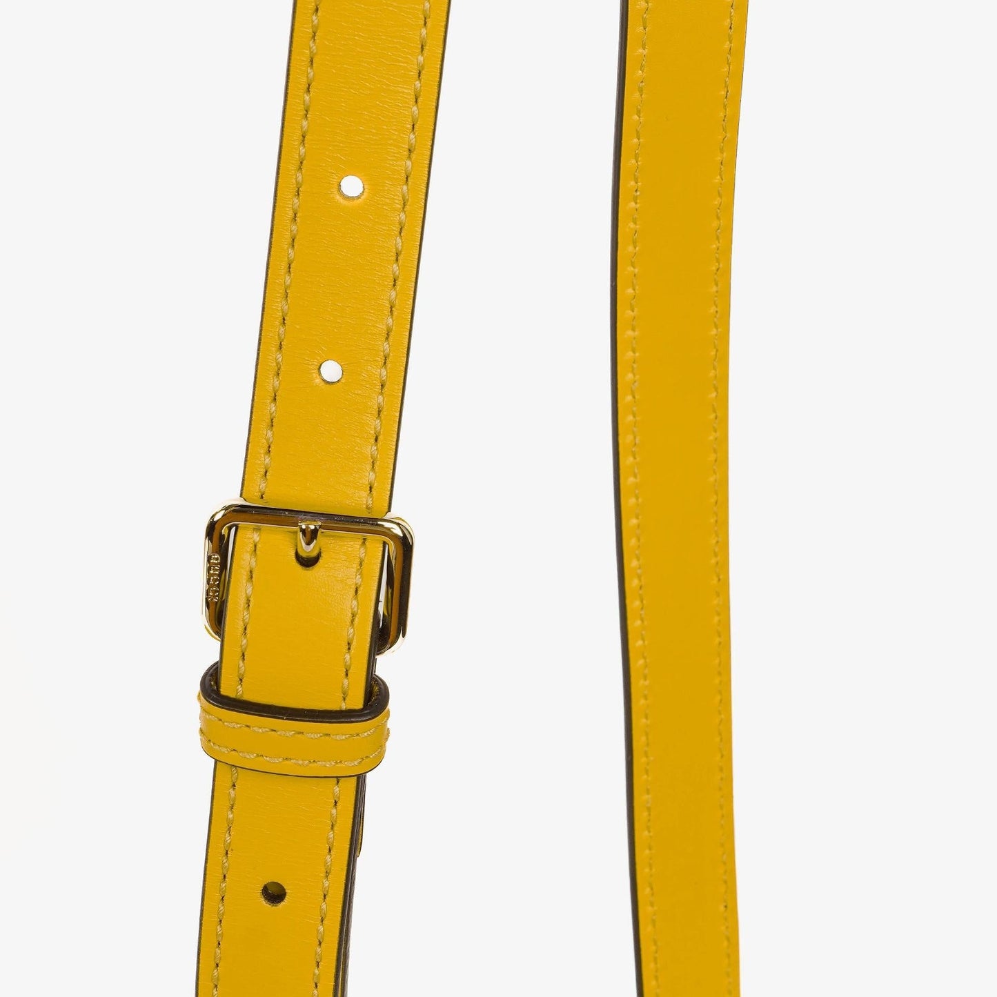 Gucci Yellow Diamante Leather Business Bag
