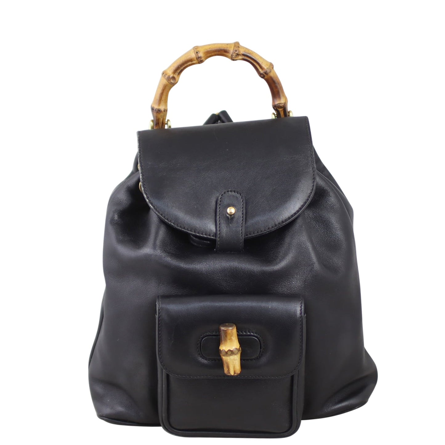 Gucci Bamboo Leather Mini Backpack