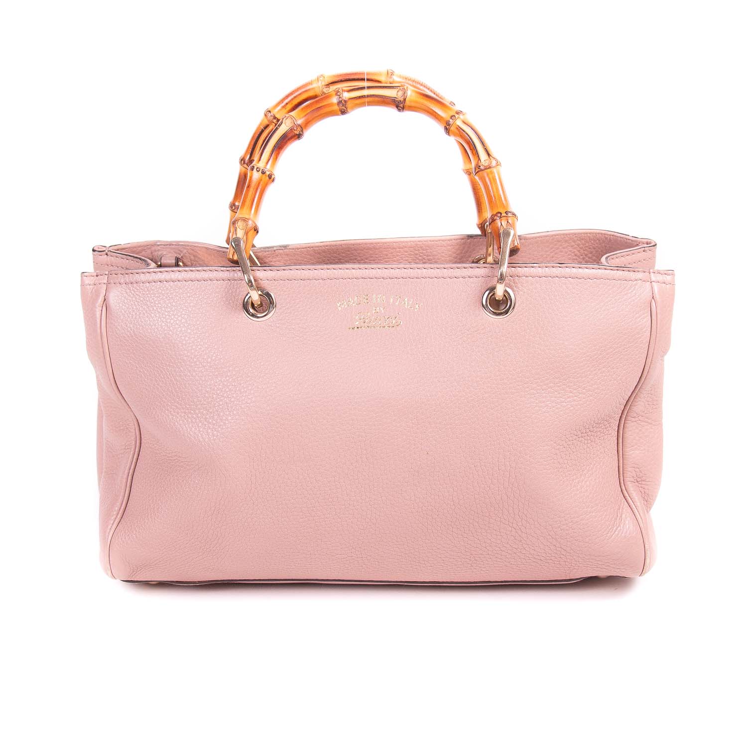 Gucci Bamboo Leather Canvas Tote Style 3
