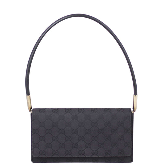 Gucci Canvas Evening Flap Bag