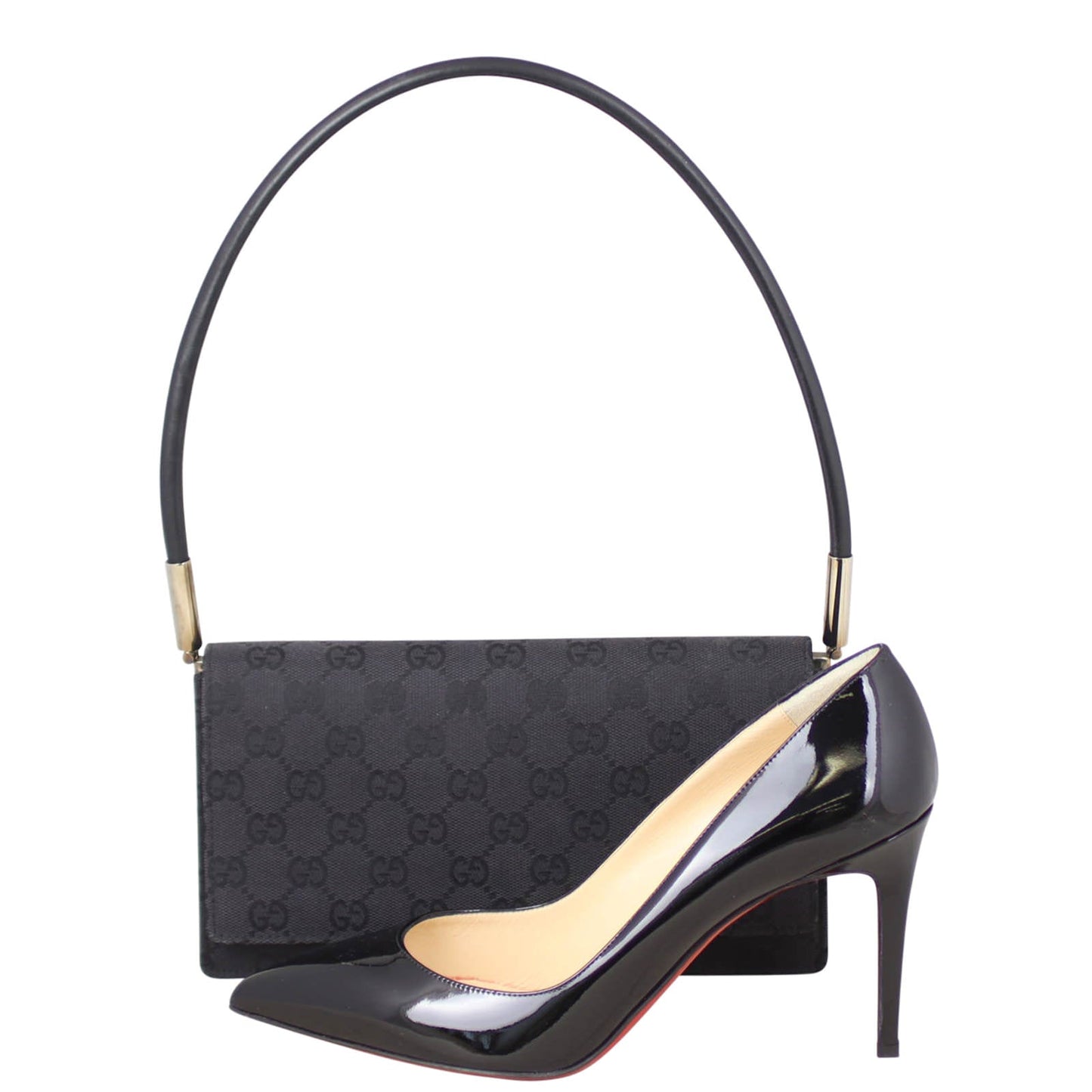 Gucci Canvas Evening Flap Bag