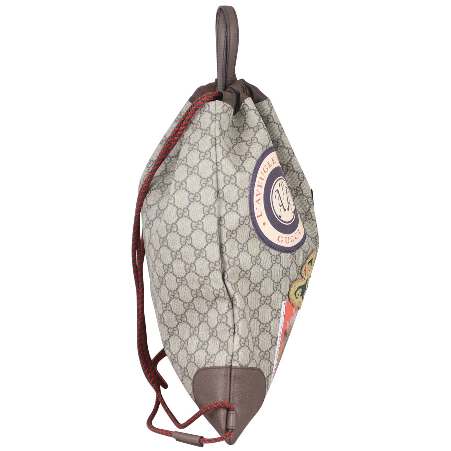 Gucci Courrier Soft GG Supreme Drawstring Backpack