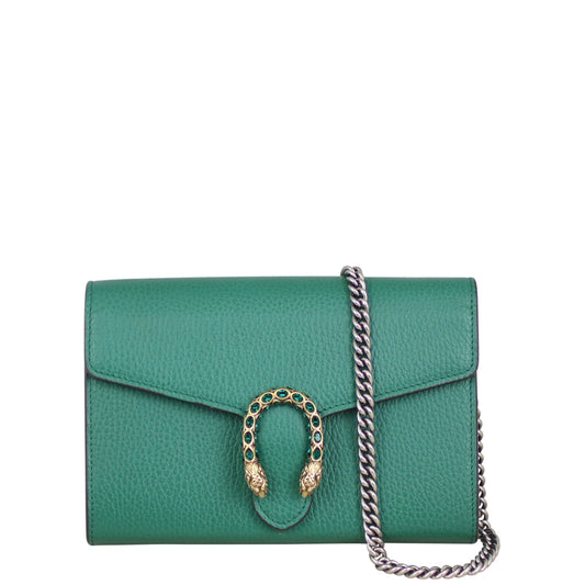 Gucci Dionysus Mini Leather Chain Wallet