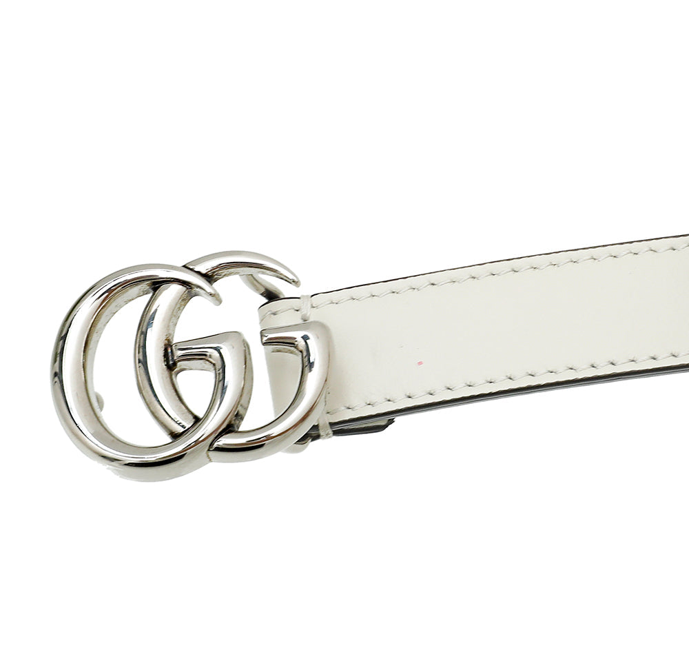 Gucci Off White Double G Buckle Belt 30