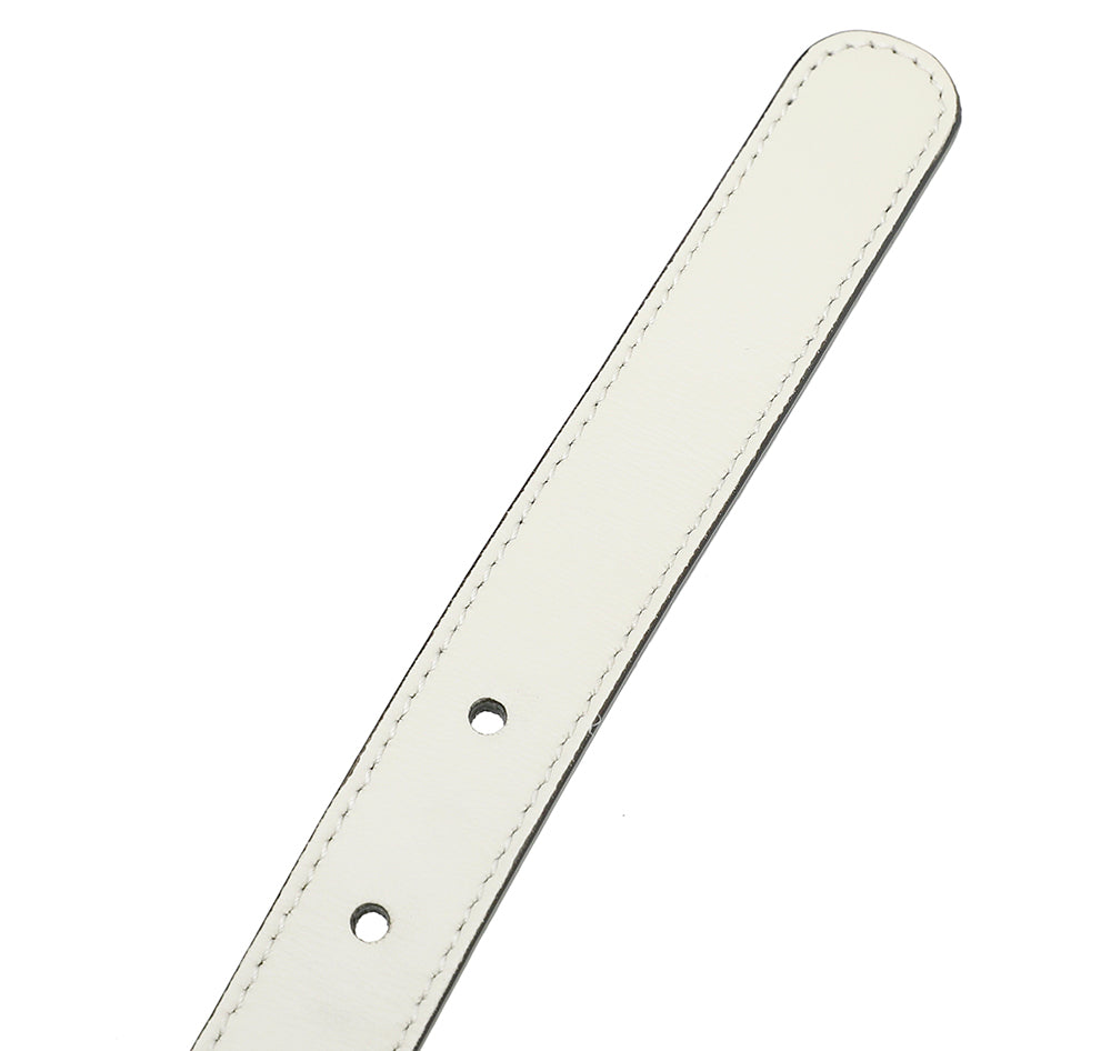 Gucci Off White Double G Buckle Belt 30