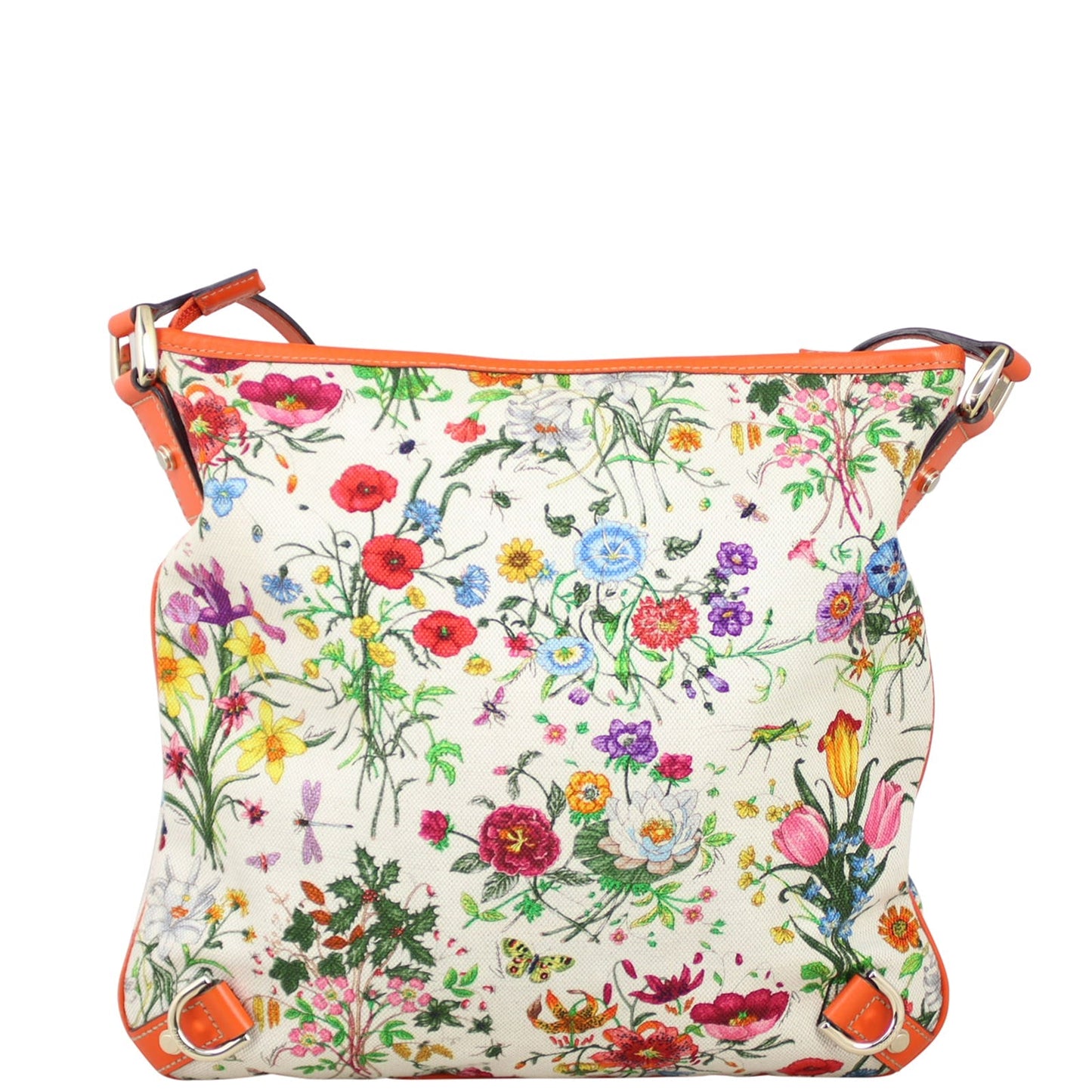 Gucci Flora Canvas Messenger Bag