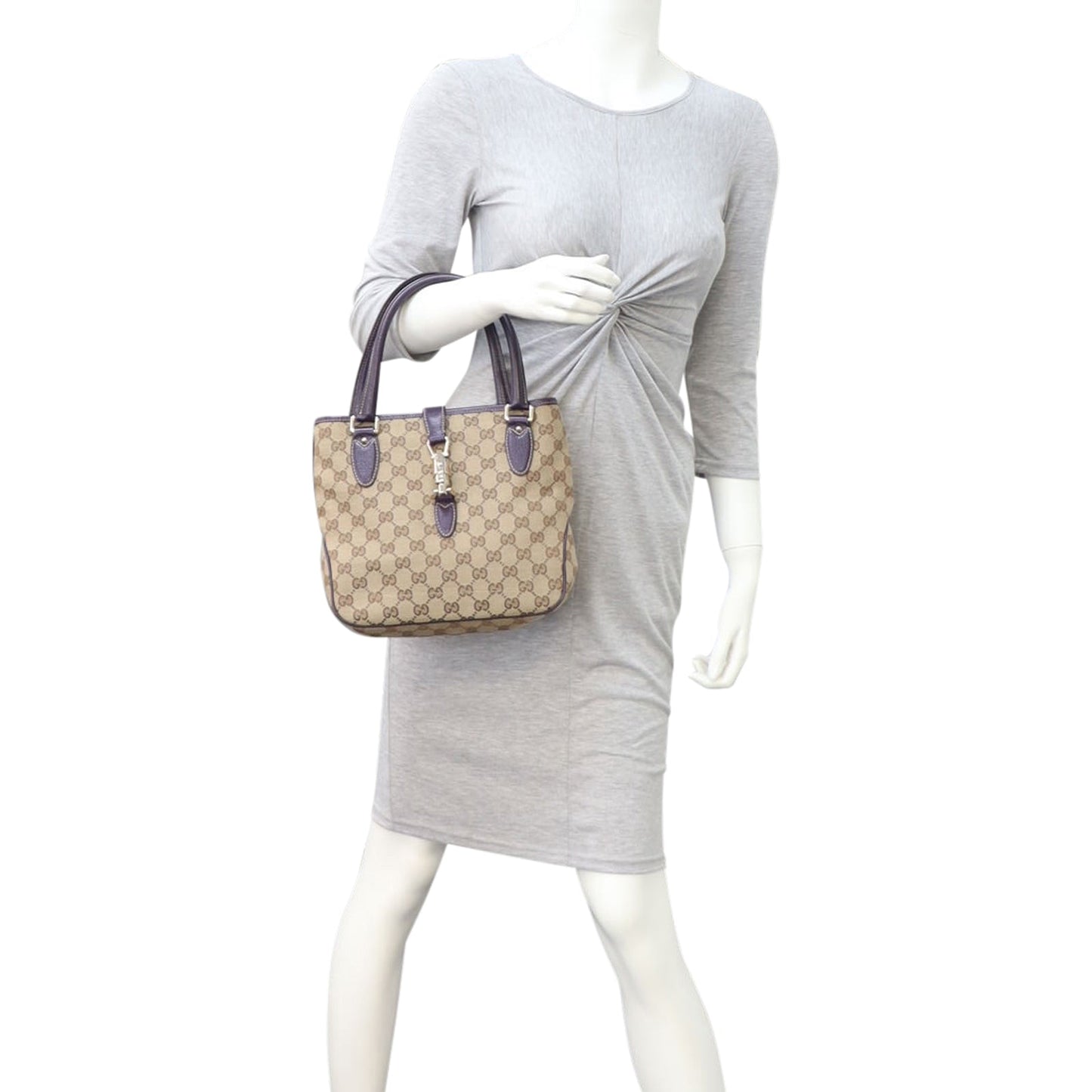 Gucci GG Canvas Mini Top Handle Bag