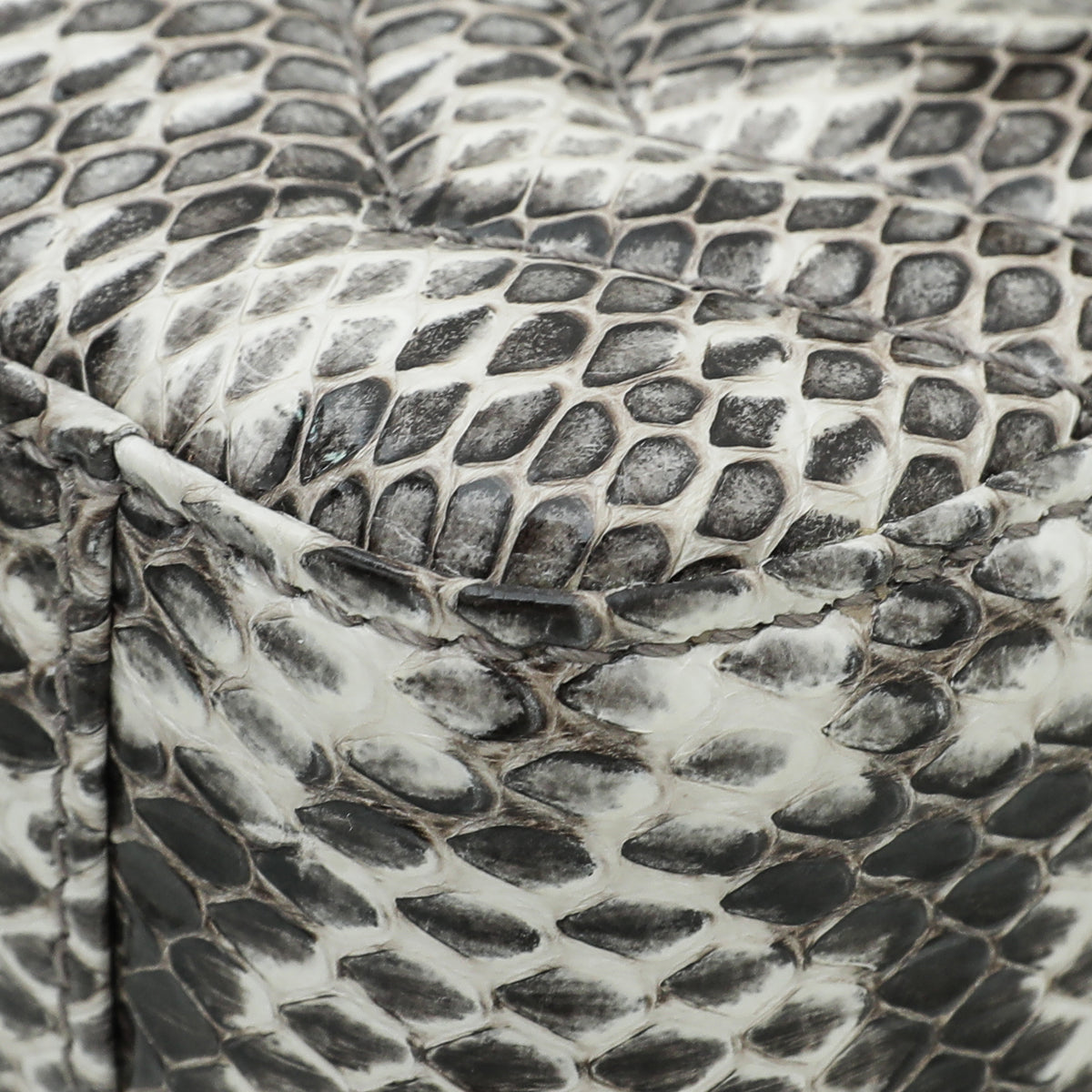 Gucci Off White Python GG Marmont Super Mini Bag