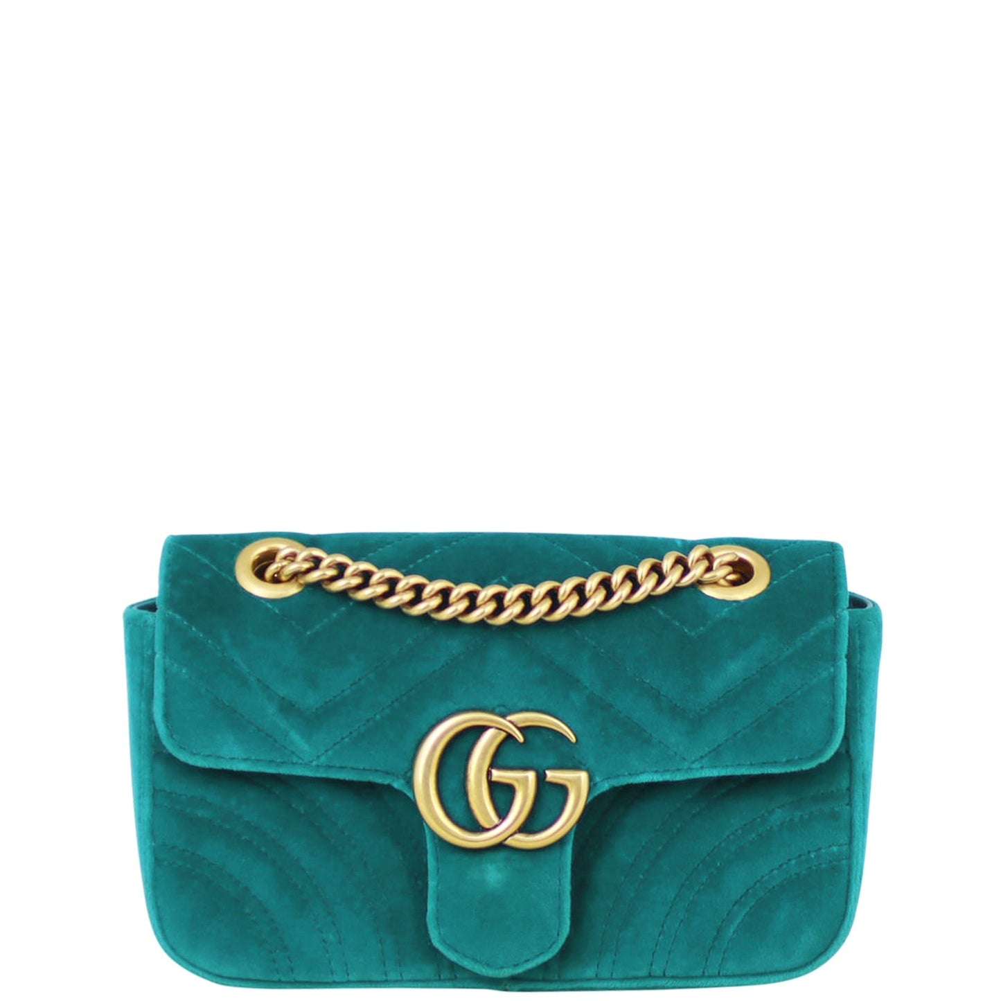 Gucci GG Marmont Velvet Mini Shoulder Bag