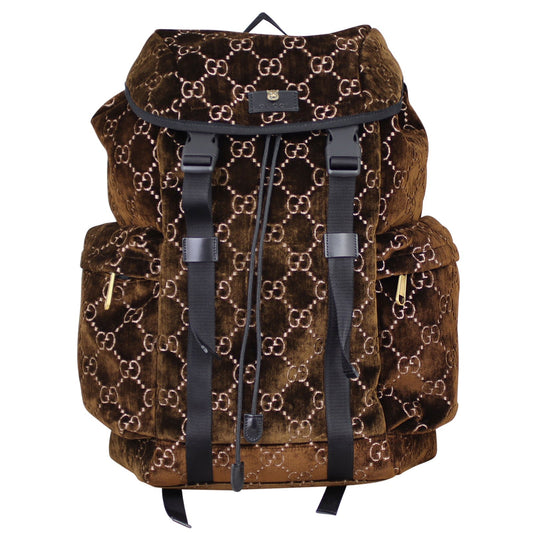 Gucci GG Medium Velvet Backpack