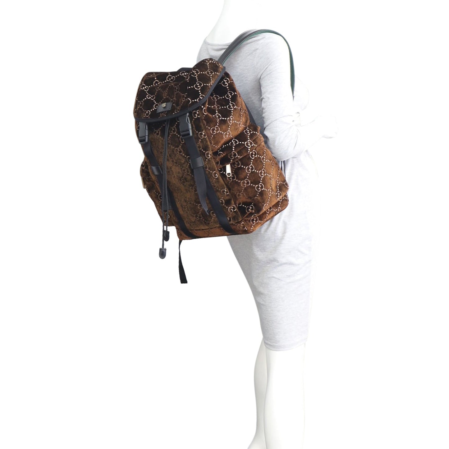 Gucci GG Medium Velvet Backpack