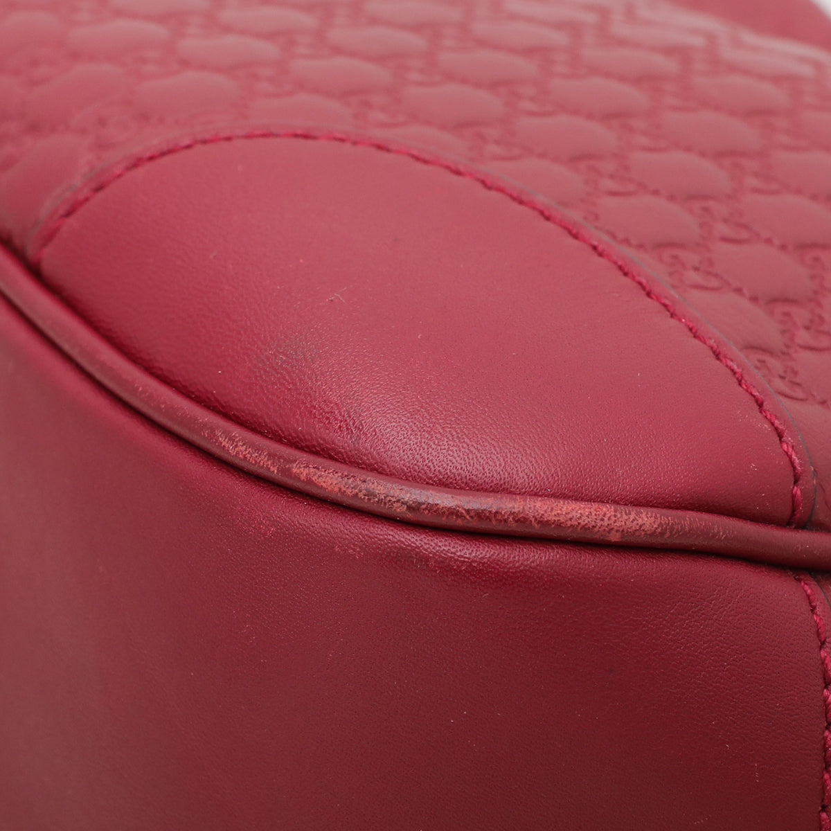 Gucci Red GG Microguccissima Bag
