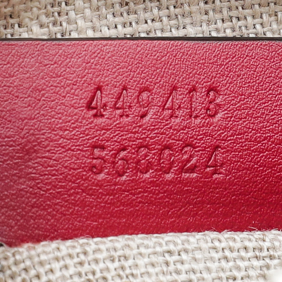 Gucci Red GG Microguccissima Bag