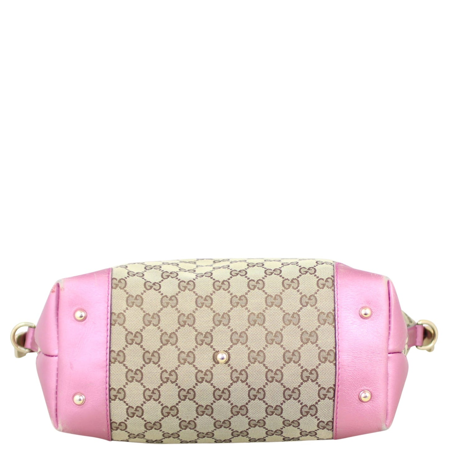 Gucci GG Canvas Heart Bit Charm Tote