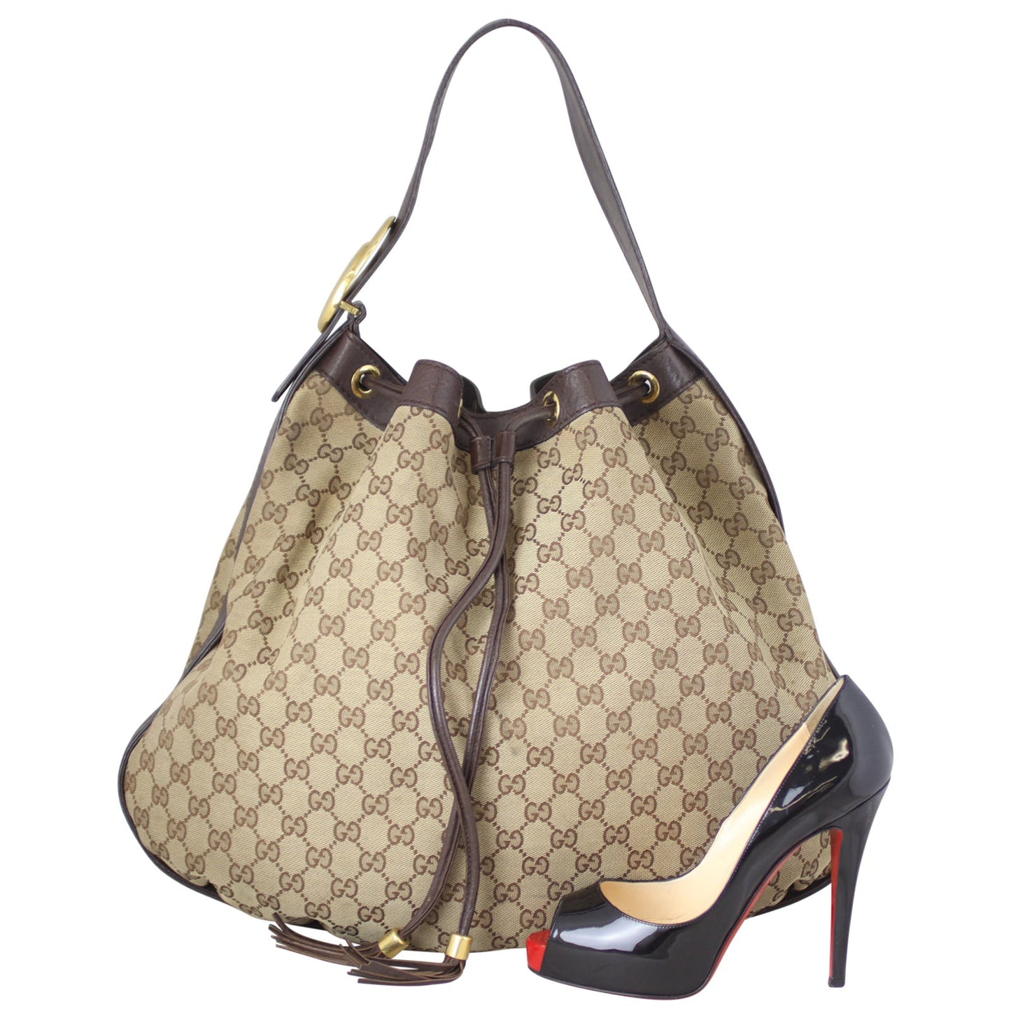 Gucci Hobo GG Canvas Large