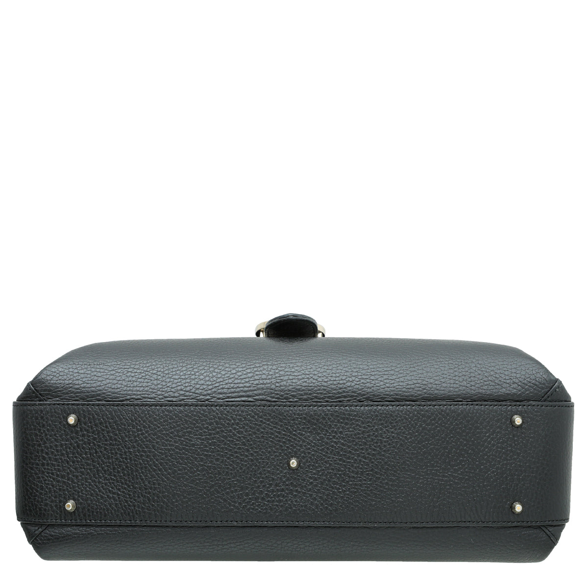 Gucci Black Interlocking G Top Handle Medium Bag