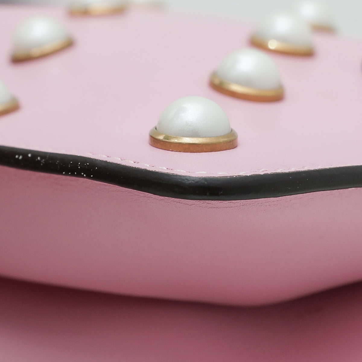 Gucci Pink Pearl Studded Queen Margaret Broadway Bag