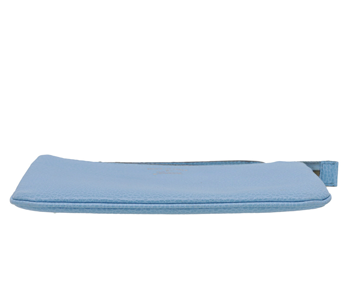 Gucci Light Blue Swing Wristlet Pouch