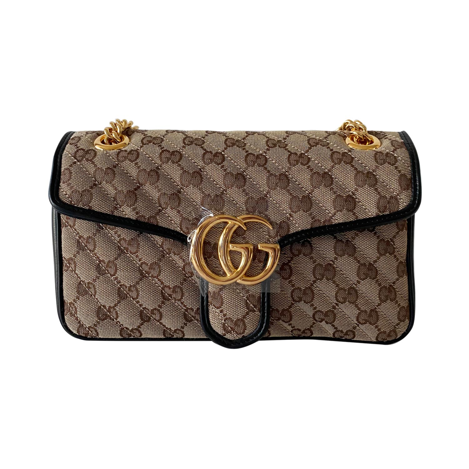Gucci GG Marmont Leather Canvas Shoulder Bag Style 2