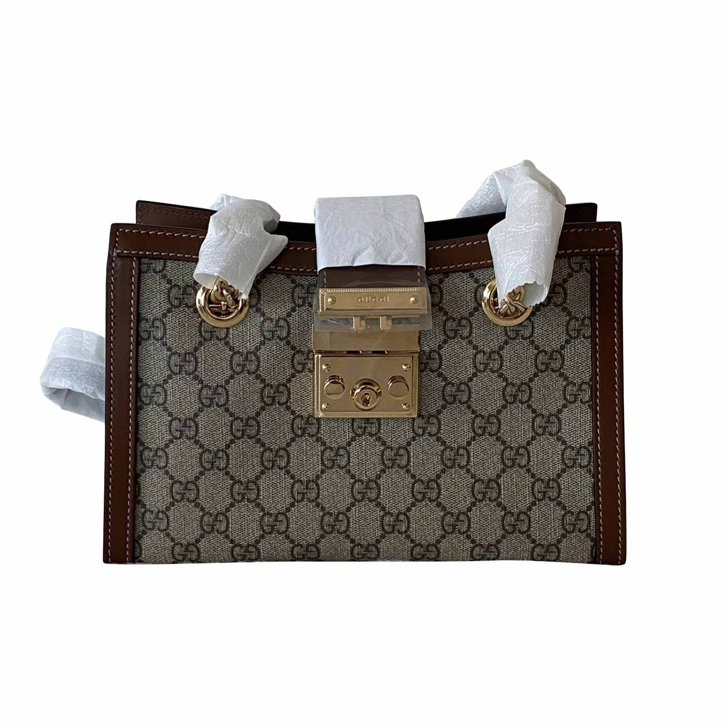 Gucci GG Supreme Leather Chain Shoulder Bag Style 1