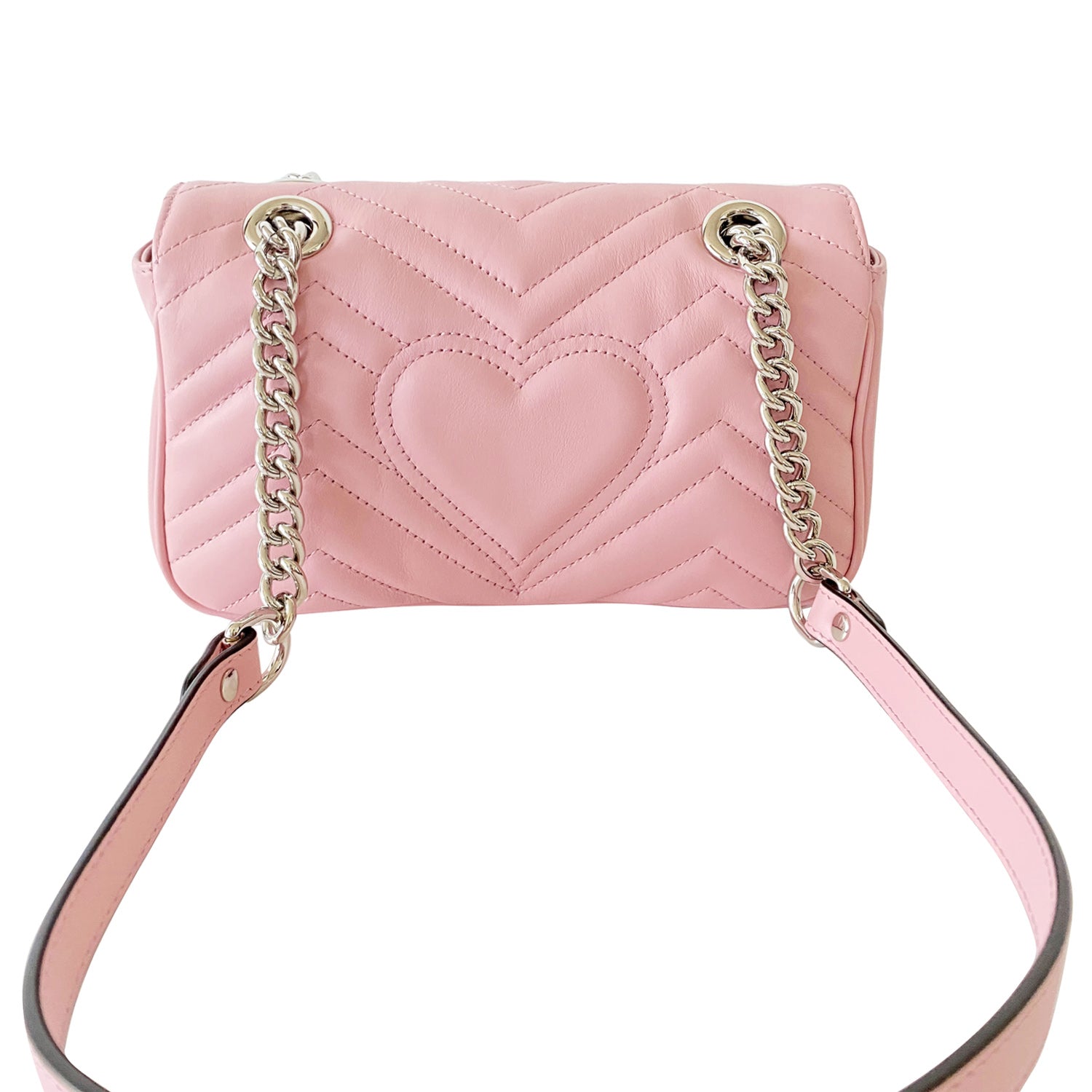 Gucci GG Marmont Leather Chain Shoulder Bag Style 4