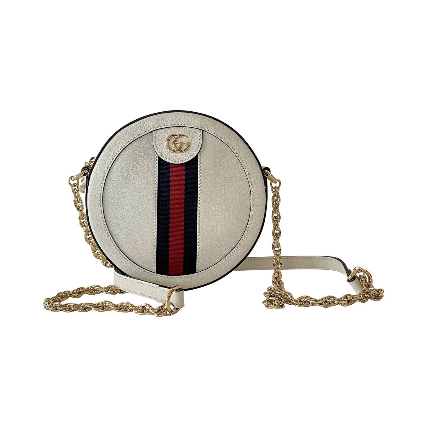 Gucci Ophidia Leather Chain Crossbody
