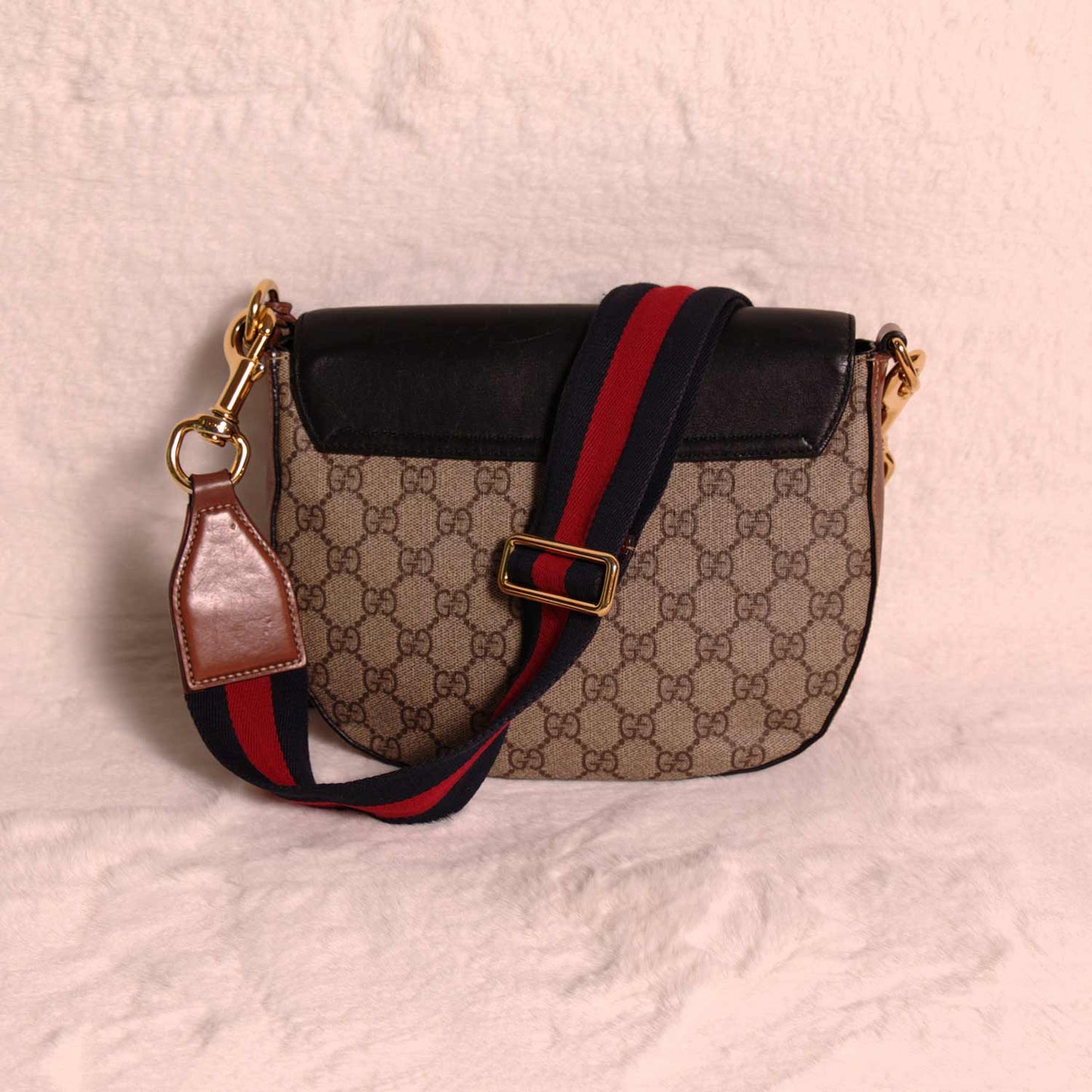 Gucci Padlock Leather Canvas Crossbody Style 2