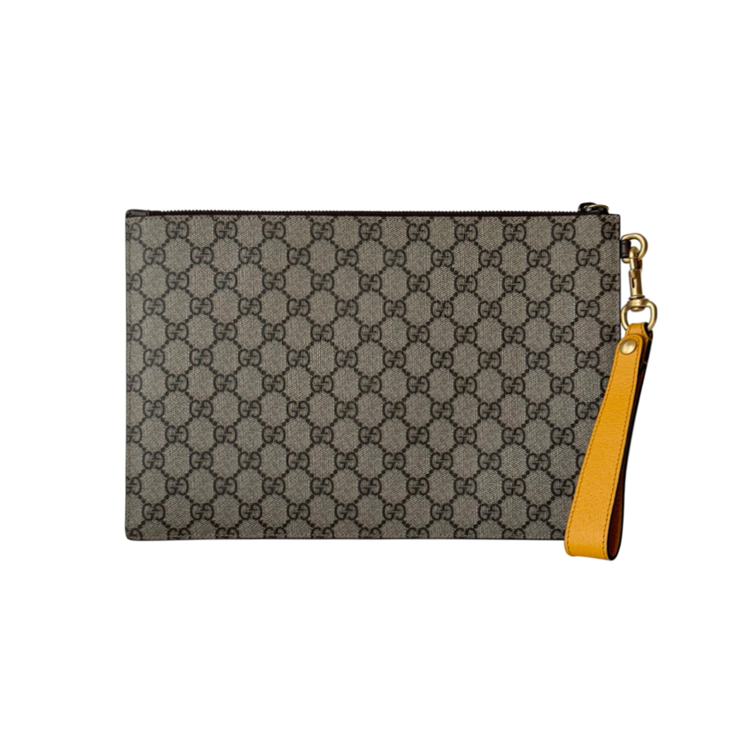 Gucci Leather Canvas Clutch Style 2