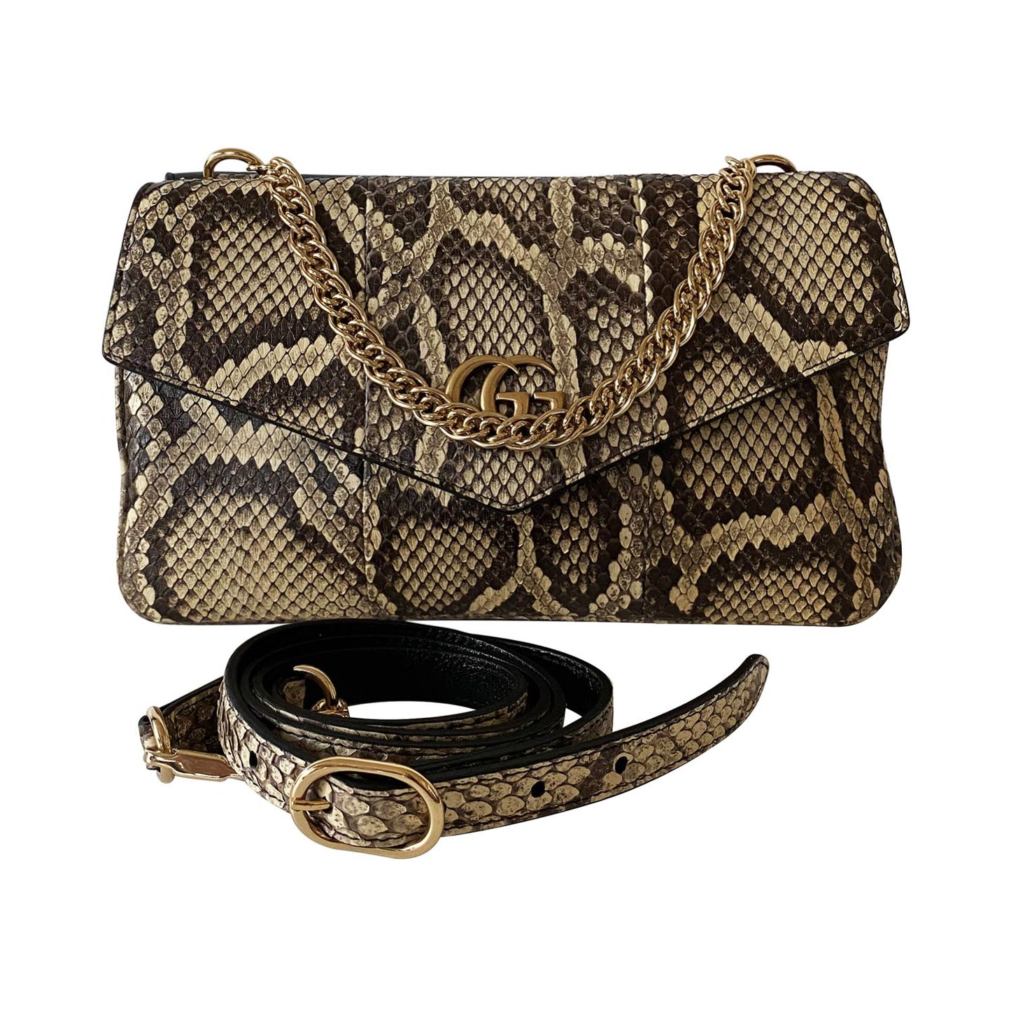Gucci Leather Chain Shoulder Bag Style 2