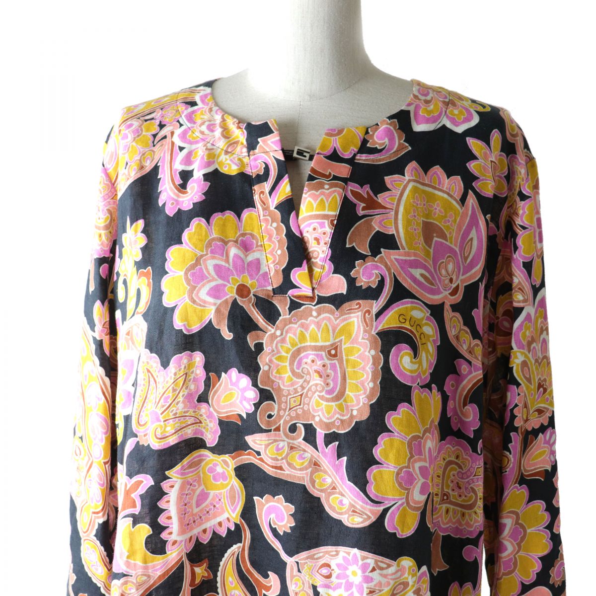 GUCCI one piece linen Multi 38