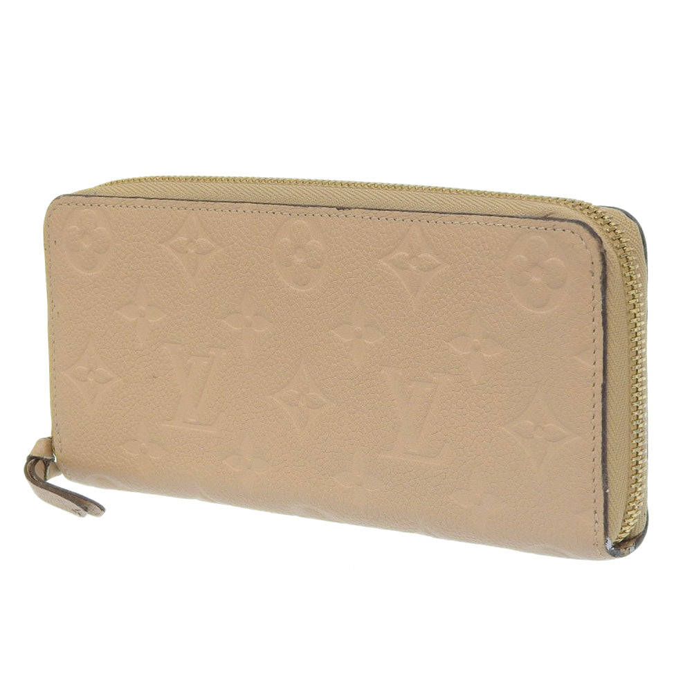 LOUIS VUITTON Long Wallet Purse M60173 Monogram Ann Platt beige Portefeuille Clemence Women