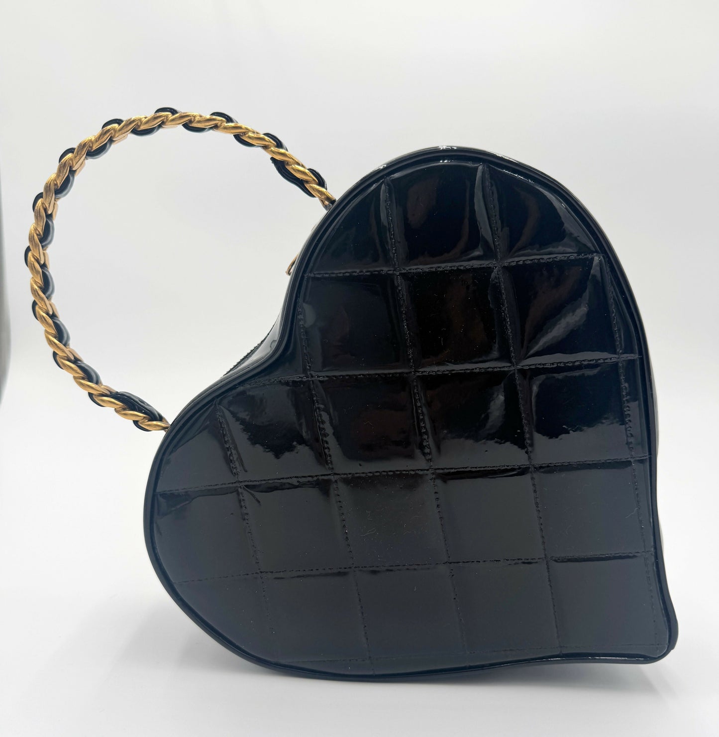 Chanel 1995  Barbie Black Heart Vanity Bag