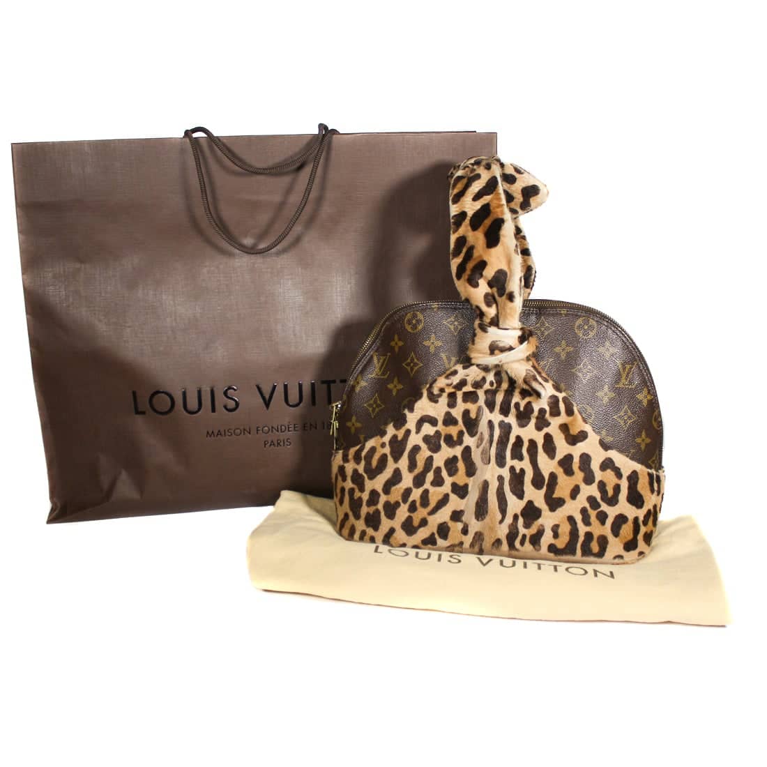 Louis Vuitton Alma Leopard Monogram Azzedine Alaïa Limited Edition Handbag