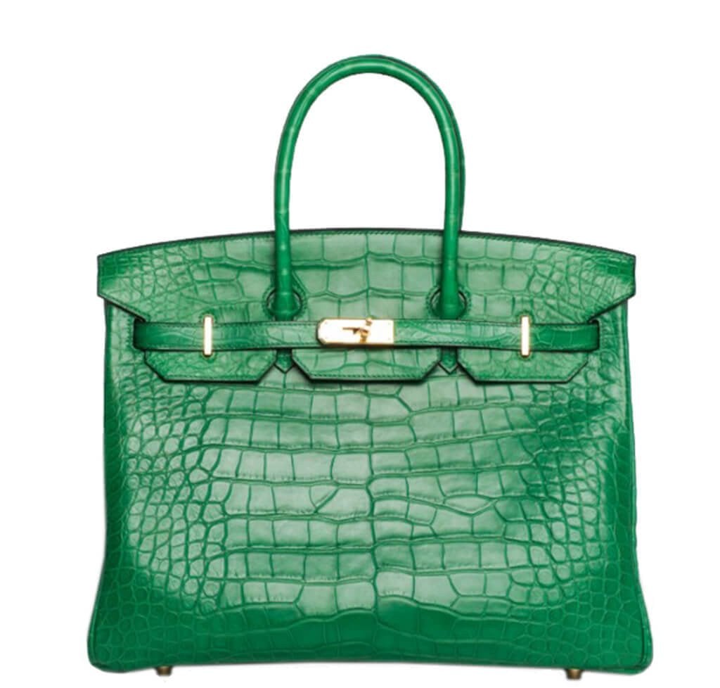 HermesBirkin 35 Bag Cactus Matte Alligator