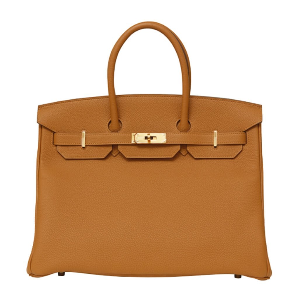 HermesBirkin 35 Bag Caramel Togo