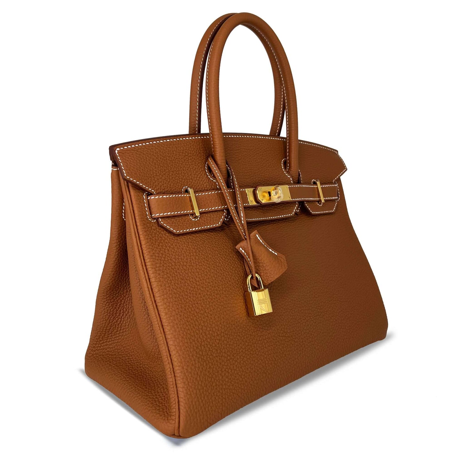 Top Quality brown Luxury Hermes Birkin Togo B30 GHW designer bag