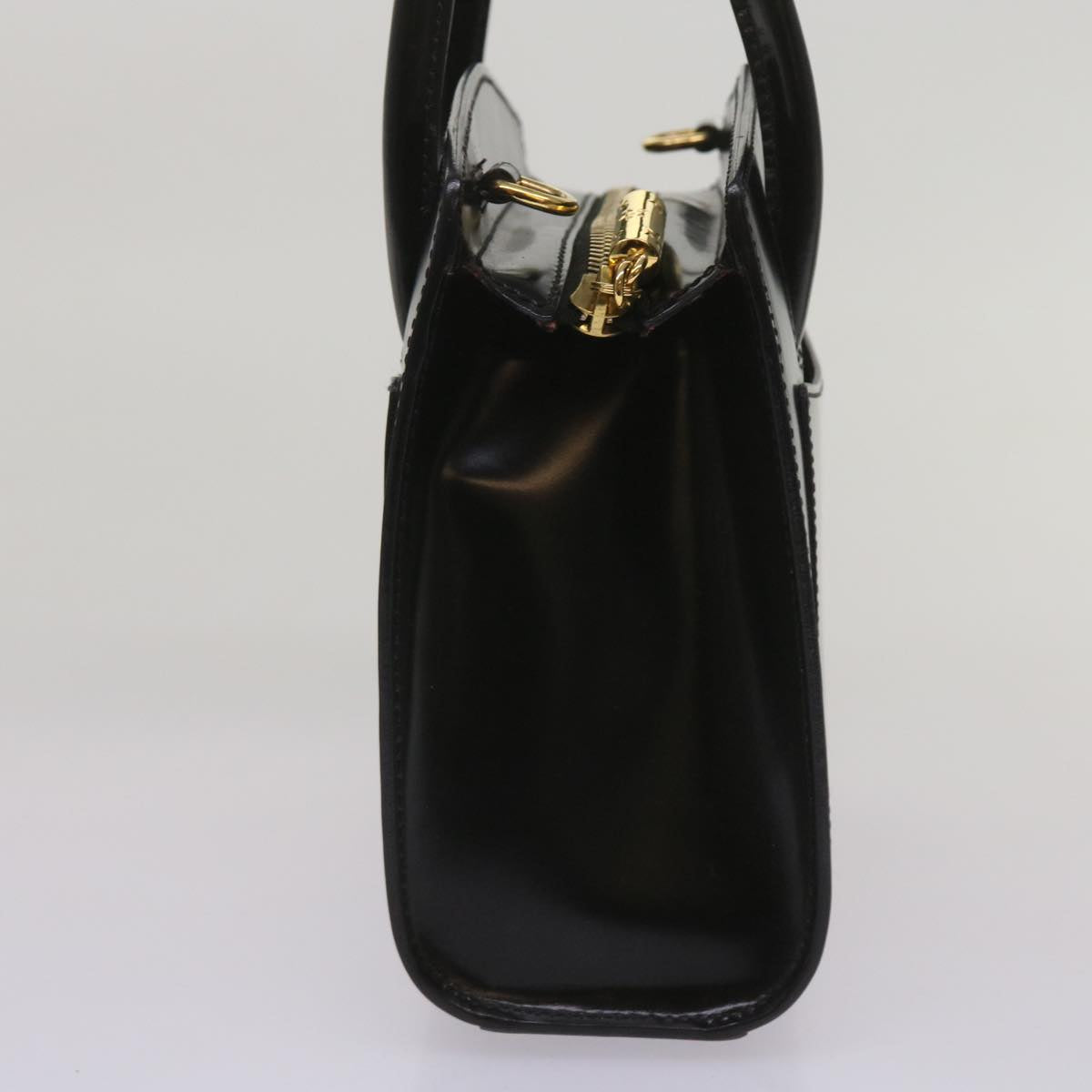 Luxury CELINE Hand Bag Leather 2way Black  hk1062