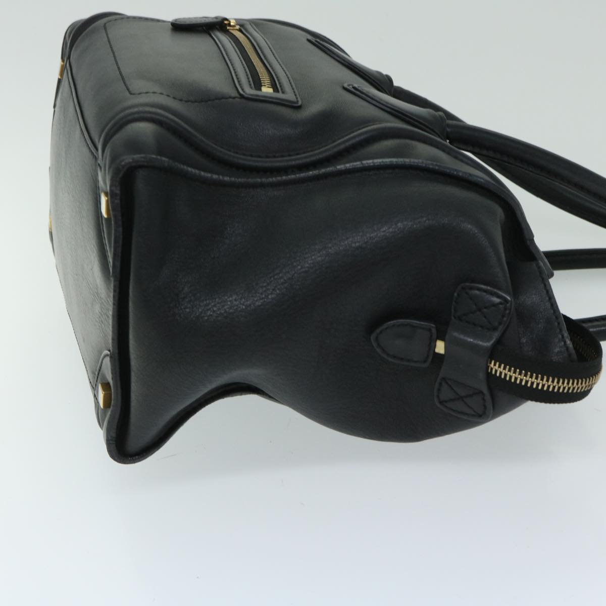 Luxury CELINE Luggage Phantom Tote Bag Leather Black  hk1138