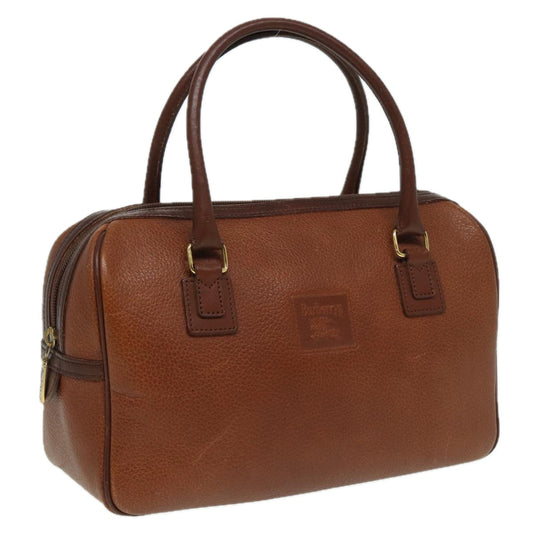 Luxury BurberrySs Hand Bag Leather Brown Auth hk1457