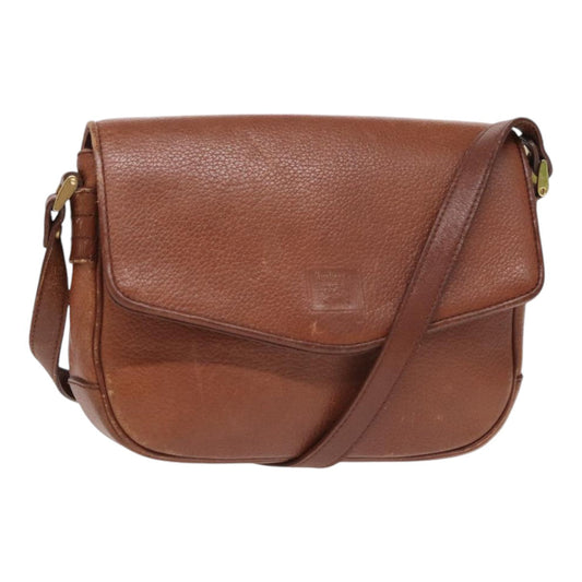 Luxury BurberrySs Shoulder Bag Leather Brown Auth hk1530